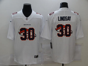 Phillip Lindsay Denver Broncos white Vapor jersey