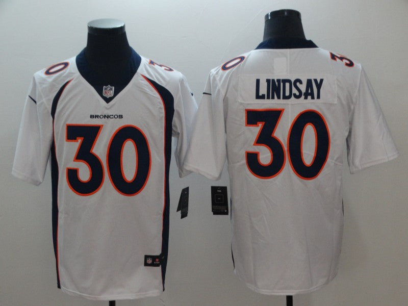 Phillip Lindsay Denver Broncos white Vapor jersey