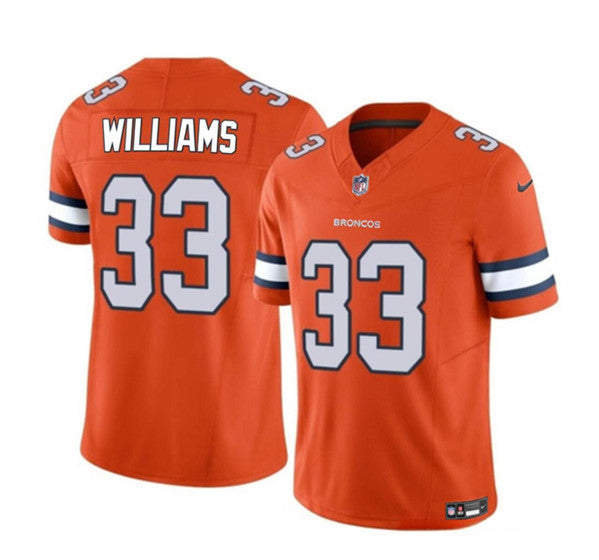 Javonte Williams Denver Broncos orange Untouchable jersey