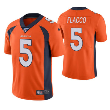 Joe Flacco Denver Broncos orange Vapor jersey