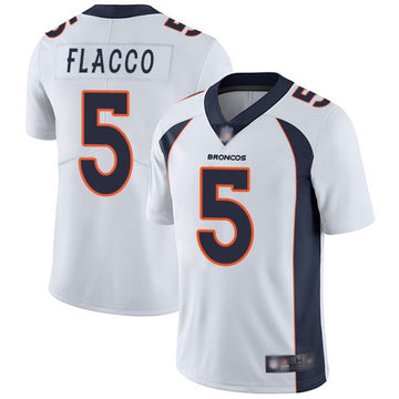 Joe Flacco Denver Broncos white Vapor jersey