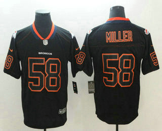 Von Miller Denver Broncos black Color Rush jersey