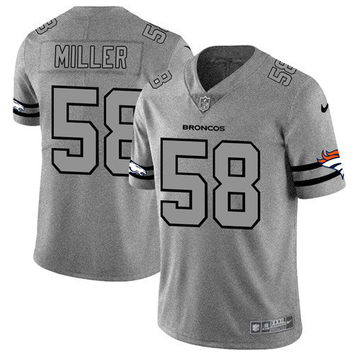 Von Miller Denver Broncos gray Limited jersey