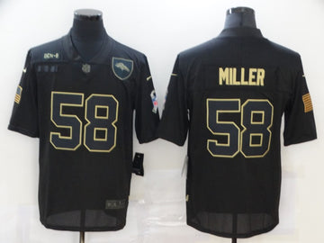Von Miller Denver Broncos black Salute To Service jersey