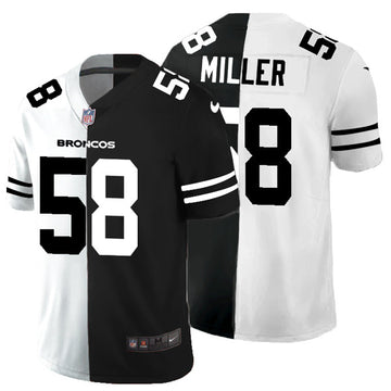Von Miller Denver Broncos black Split jersey