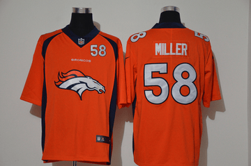 Von Miller Denver Broncos orange Vapor jersey