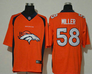 Von Miller Denver Broncos orange Vapor jersey