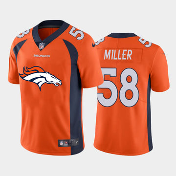 Von Miller Denver Broncos orange Limited jersey