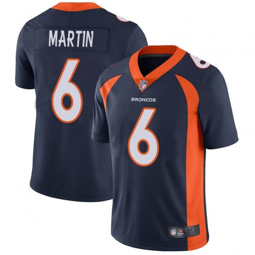 Sam Martin Denver Broncos navy Vapor jersey