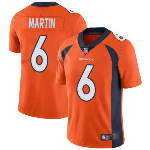 Sam Martin Denver Broncos orange Vapor jersey