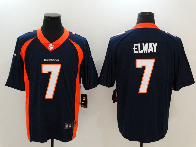 John Elway Denver Broncos navy Vapor jersey