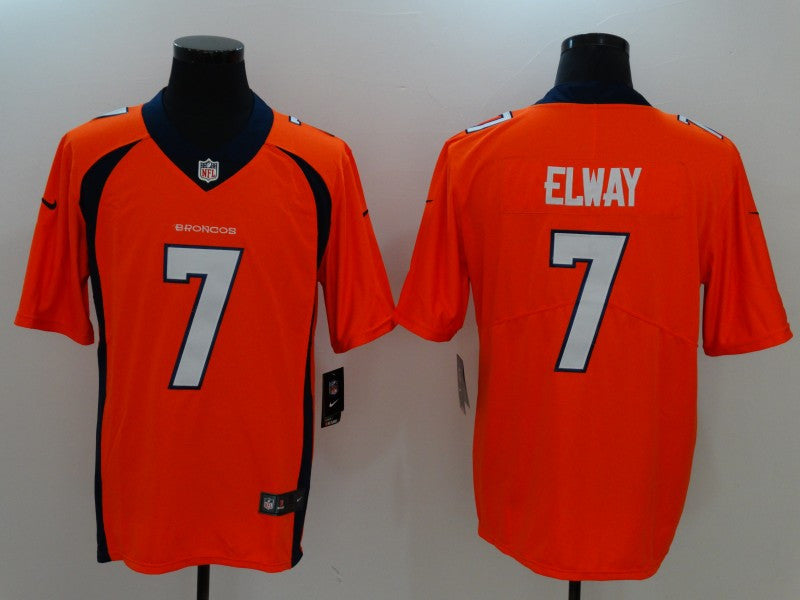 John Elway Denver Broncos orange Vapor jersey