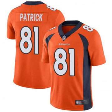 Tim Patrick Denver Broncos orange Vapor jersey