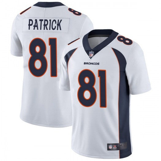 Tim Patrick Denver Broncos white Vapor jersey