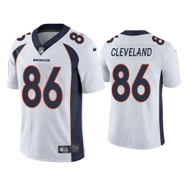 Tyrie Cleveland Denver Broncos white Vapor jersey