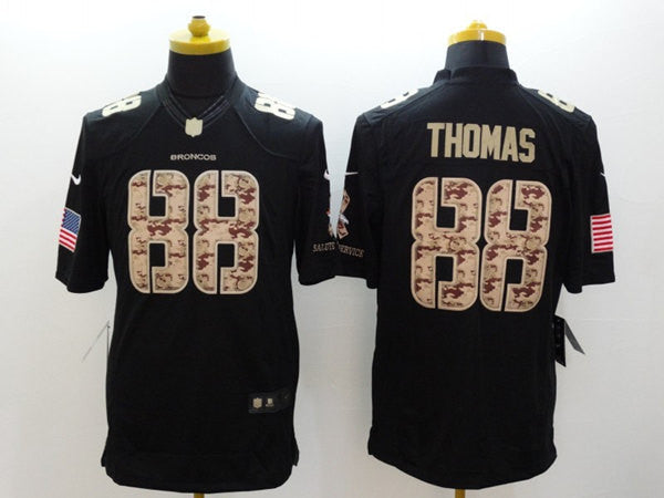 Demaryius Thomas Denver Broncos black Salute To Service jersey