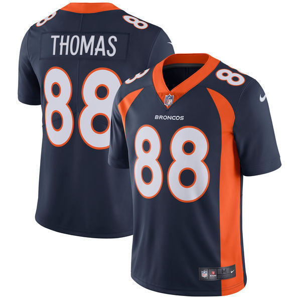 Demaryius Thomas Denver Broncos navy Vapor jersey