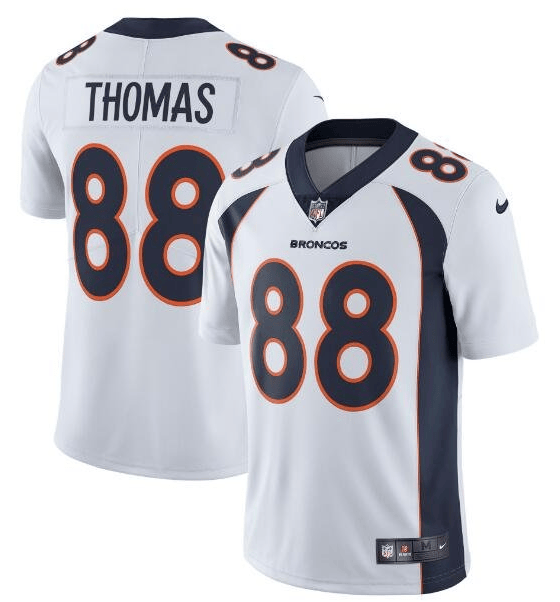 Demaryius Thomas Denver Broncos white Vapor jersey