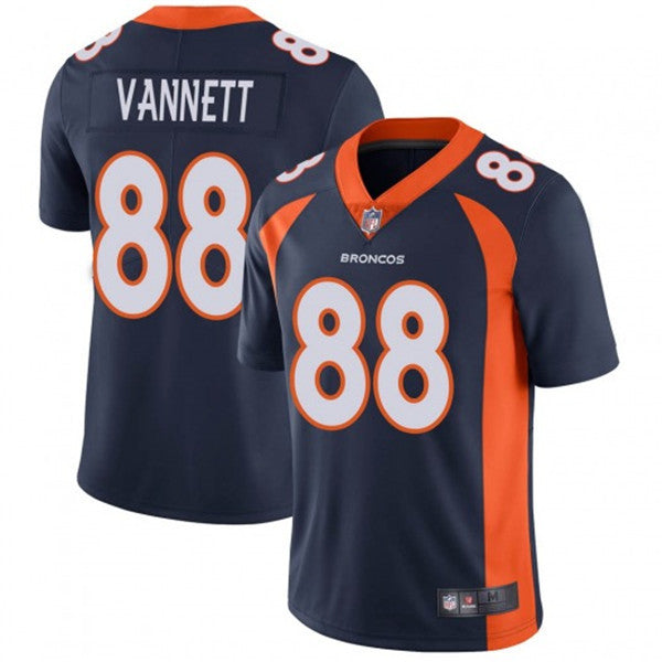 Nick Vannett Denver Broncos navy Vapor jersey