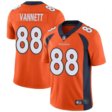 Nick Vannett Denver Broncos white Vapor jersey