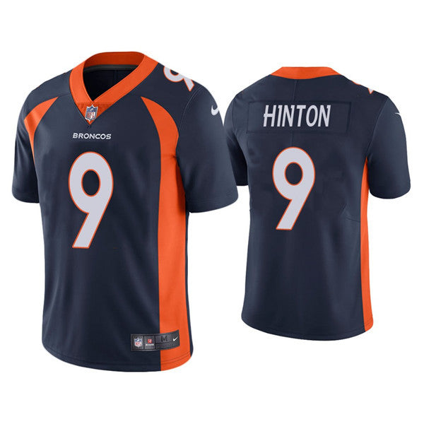 Kendall Hinton Denver Broncos navy Vapor jersey