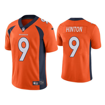 Kendall Hinton Denver Broncos orange Vapor jersey