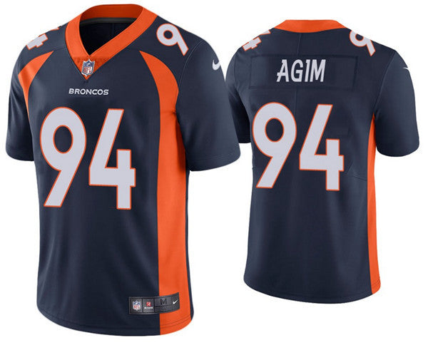 McTelvin Agim Denver Broncos navy Vapor jersey