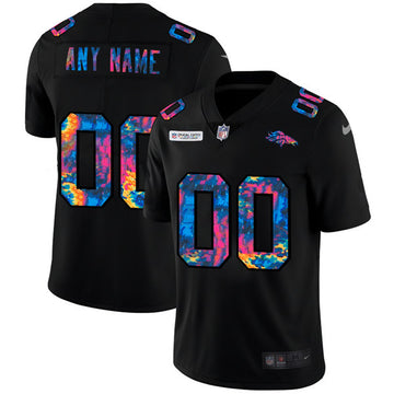 Custom Denver Broncos black Limited jersey
