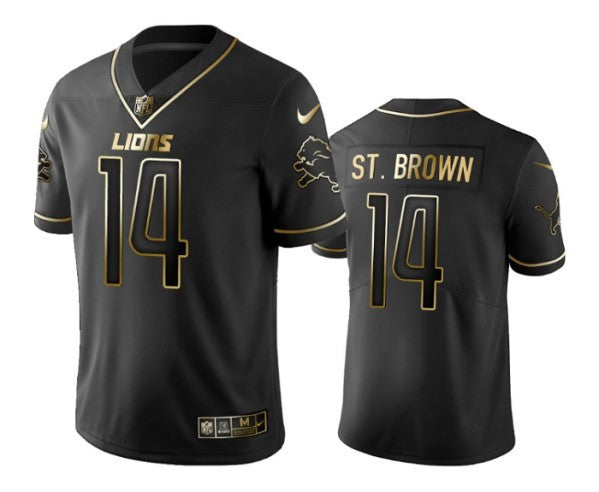Amon-Ra St Detroit Lions brown jersey