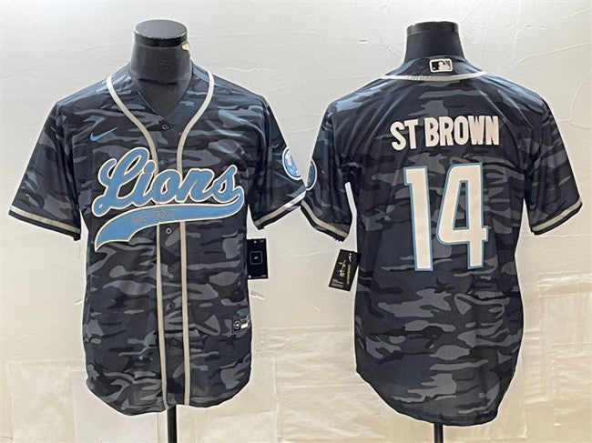 Amon-Ra St Detroit Lions brown Camo jersey