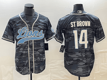 Amon Ra St Detroit Lions brown Camo jersey
