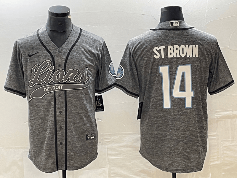 Amon Ra St Detroit Lions brown jersey