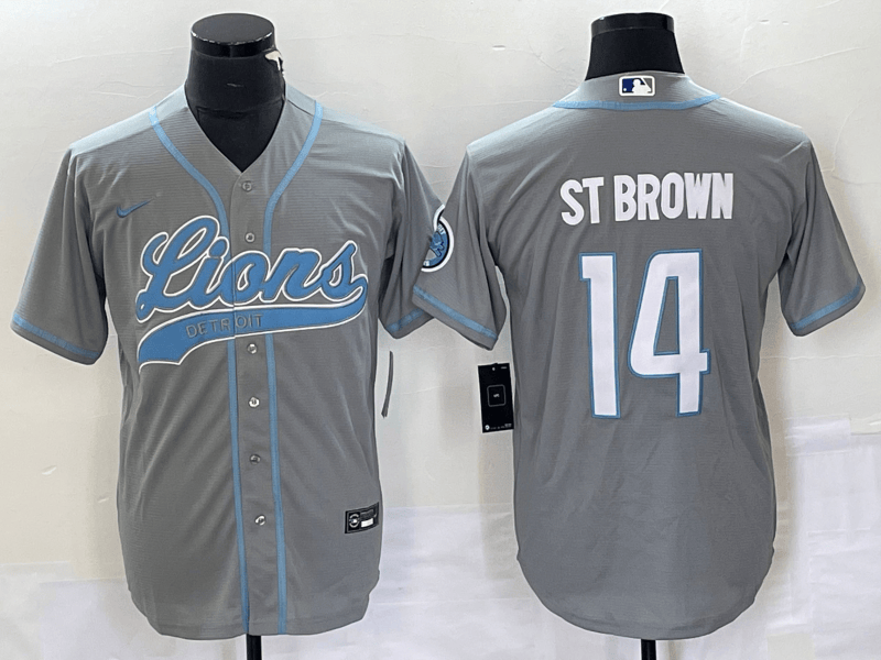 Amon Ra St Detroit Lions brown jersey