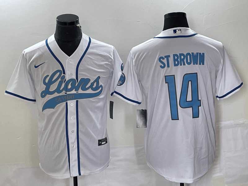 Amon Ra St Detroit Lions brown jersey