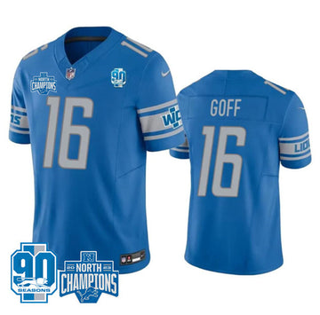 Jared Goff Detroit Lions blue Limited jersey