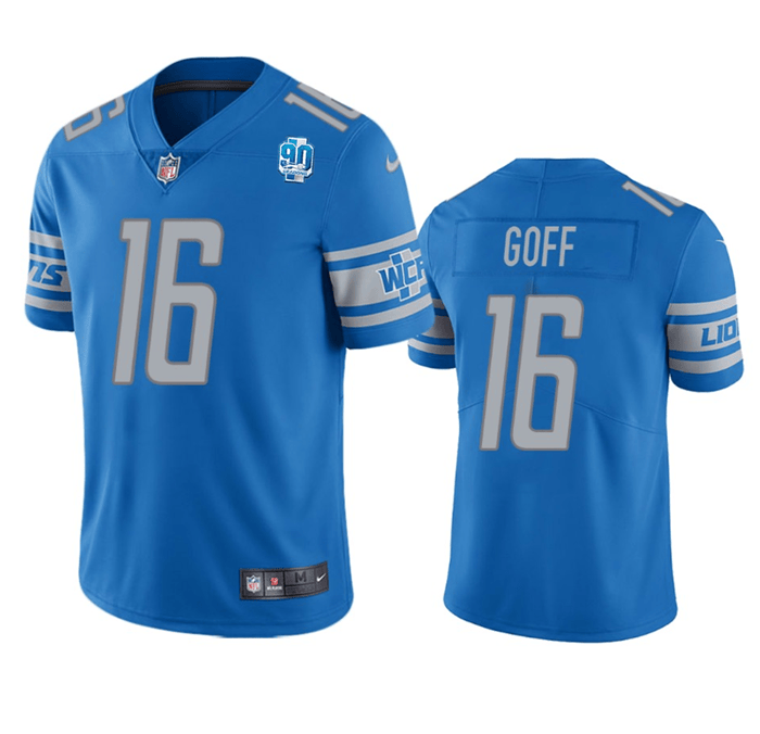 Jared Goff Detroit Lions blue Vapor jersey