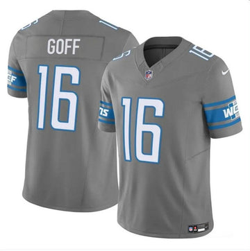 Jared Goff Detroit Lions gray Untouchable jersey