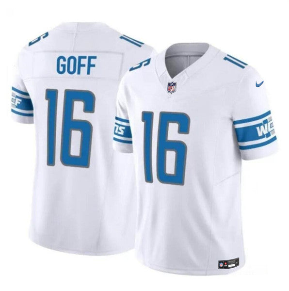 Jared Goff Detroit Lions white Untouchable jersey