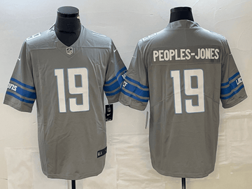 Donovan Peoples Jones Detroit Lions grey FUSE jersey