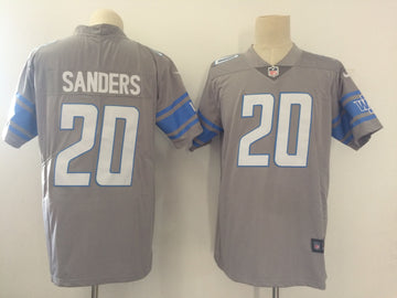 Barry Sanders Detroit Lions grey Vapor jersey