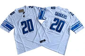 Barry Sanders Detroit Lions white Untouchable jersey