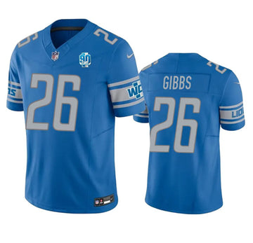 Jahmyr Gibbs Detroit Lions blue Vapor jersey