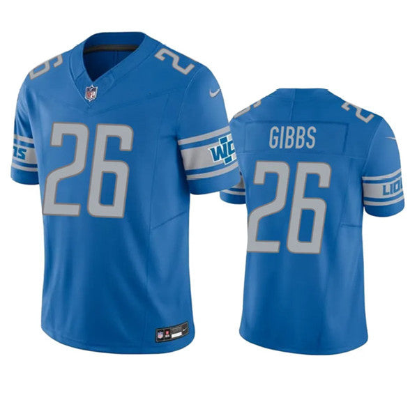 Jahmyr Gibbs Detroit Lions blue Untouchable jersey