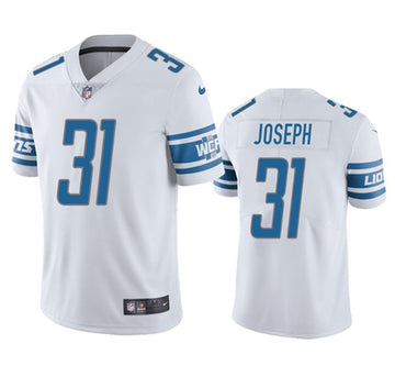 Kerby Joseph Detroit Lions white Vapor jersey