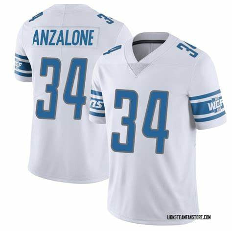 Alex AnzaloneWhite Detroit Lions Vapor jersey