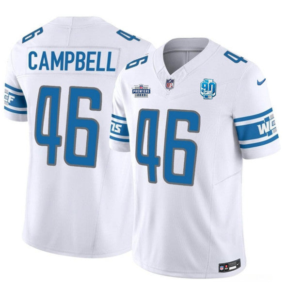 Jack Campbell Detroit Lions white Vapor jersey