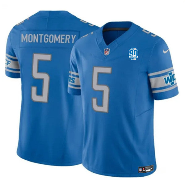 David Montgomery Detroit Lions blue Vapor jersey