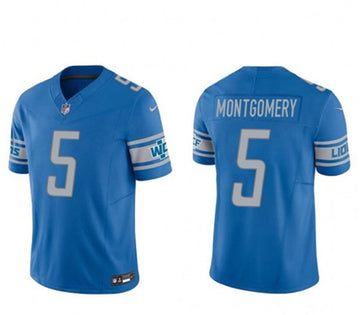 David Montgomery Detroit Lions blue Untouchable jersey