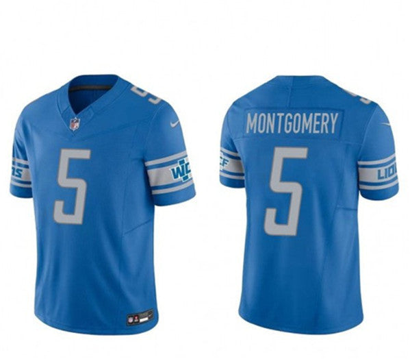 David Montgomery Detroit Lions blue Untouchable jersey