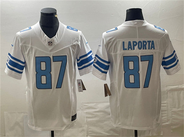 Sam LaPorta Detroit Lions white Untouchable jersey